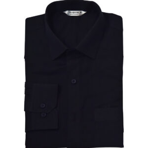 Premium Cotton Men's Formal Earthy Black Shirt