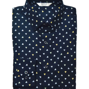 Premium Cotton Men's Formal Midnight Blue