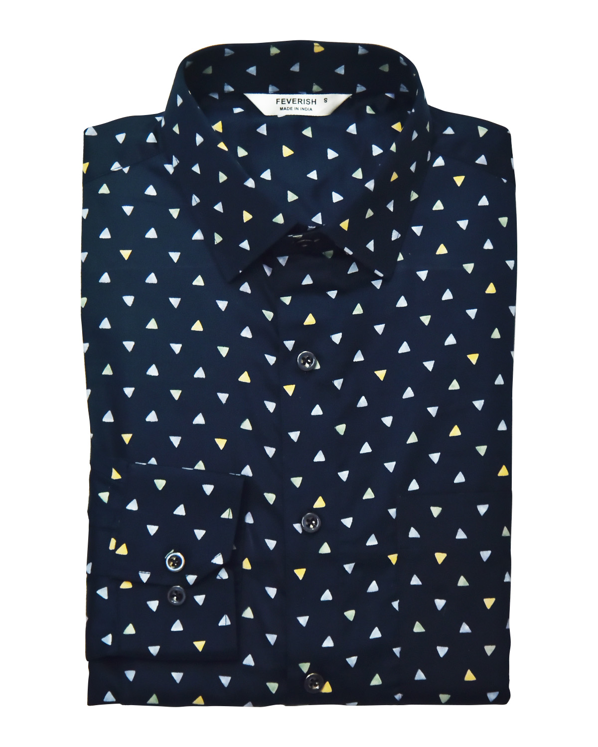 Premium Cotton Men's Formal Midnight Blue